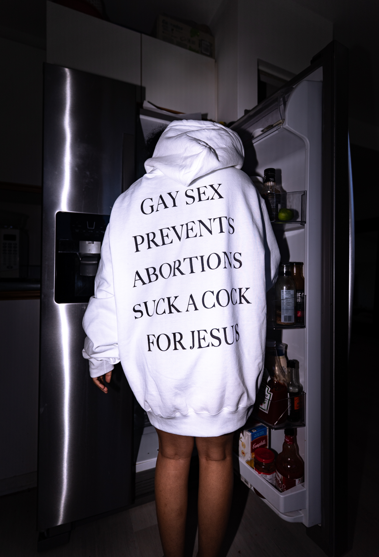 ABORTION PULLOVER WHITE