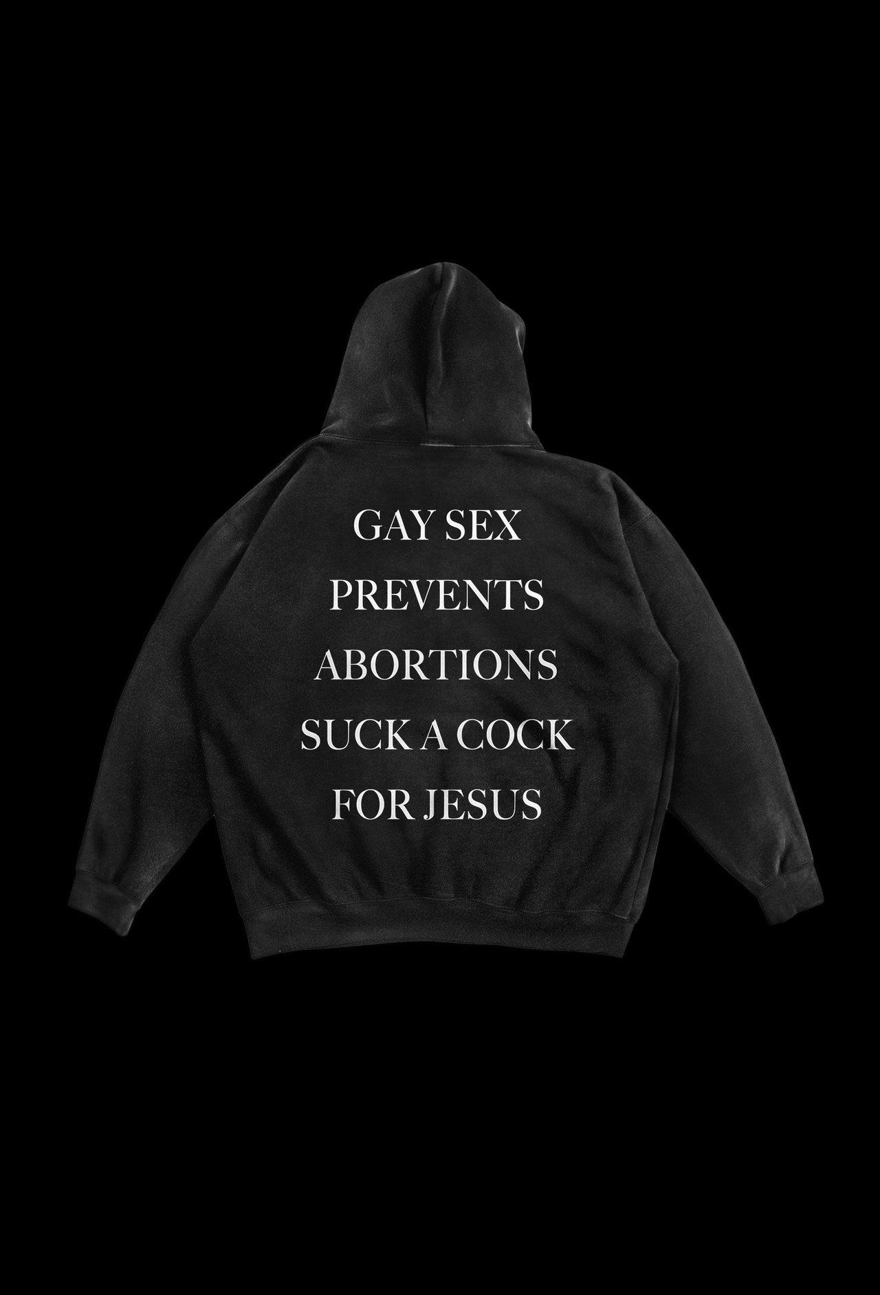 ABORTION PULLOVER BLACK