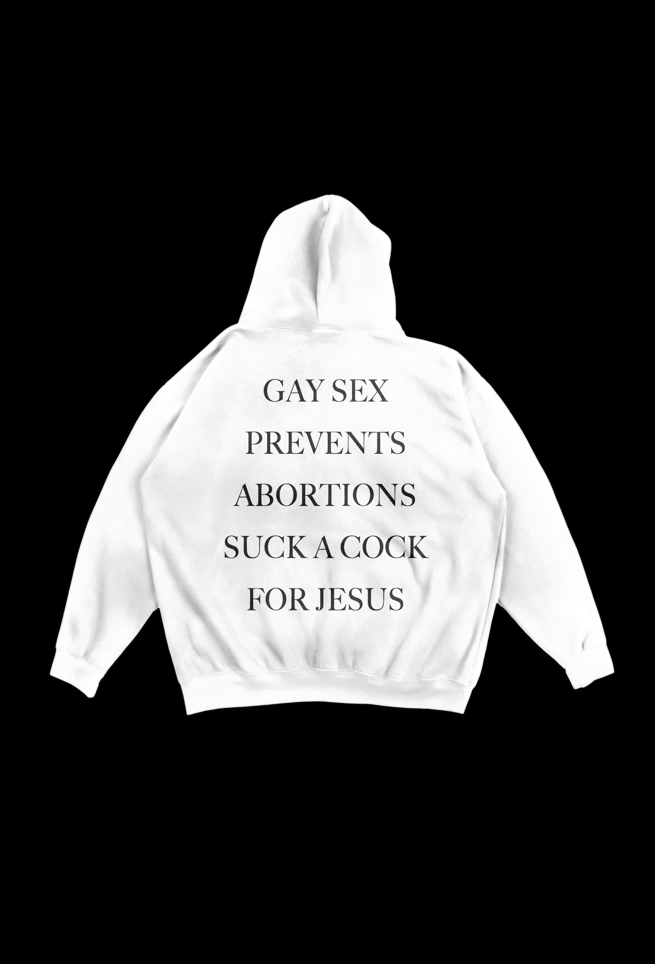 ABORTION PULLOVER WHITE