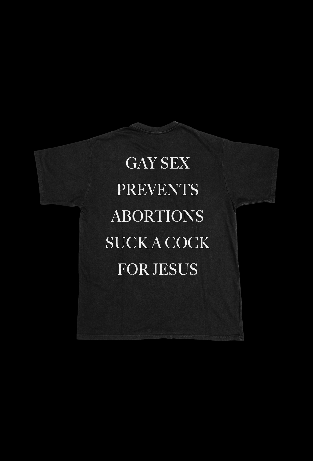 ABORTION T-SHIRT BLACK