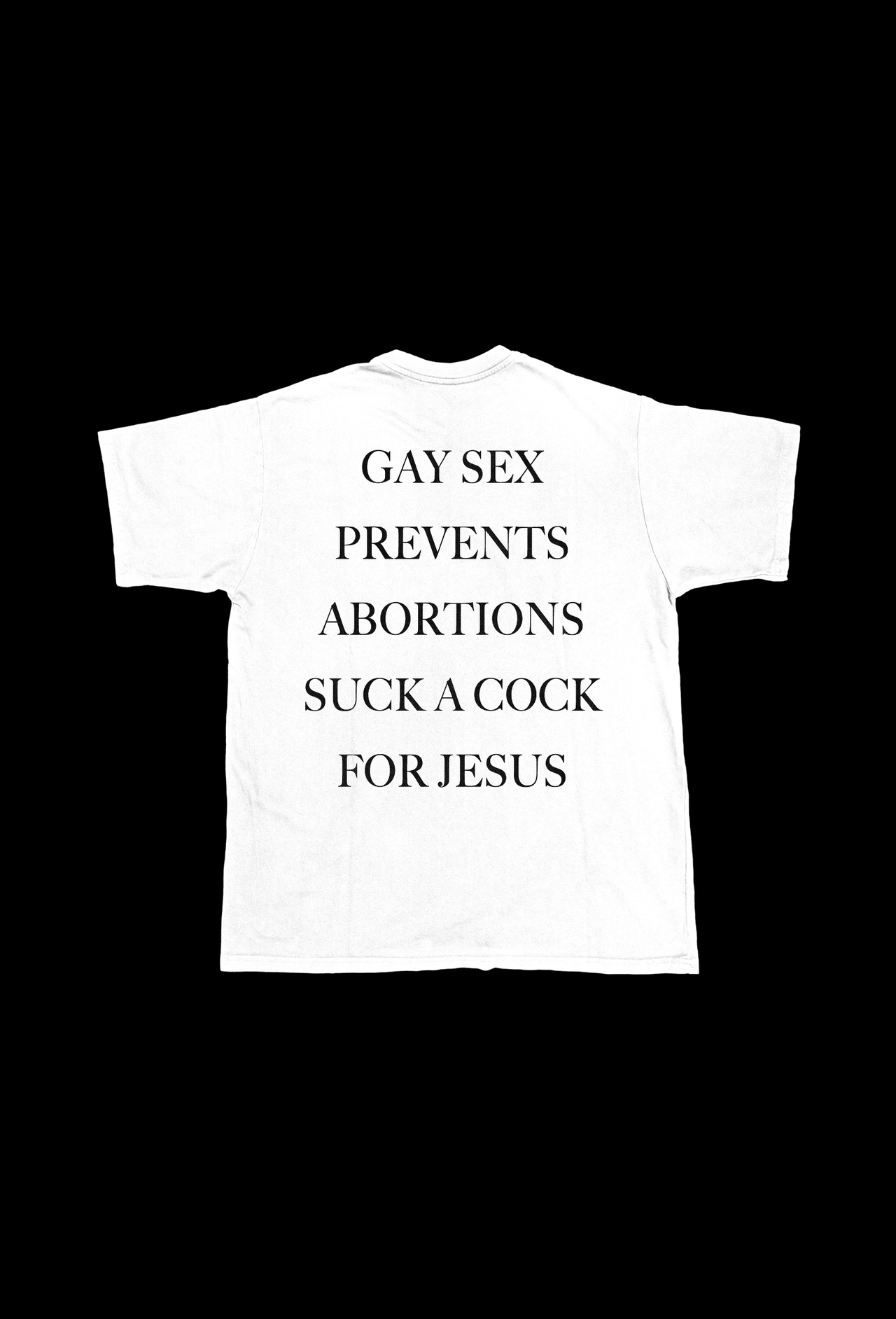 ABORTION T-SHIRT WHITE