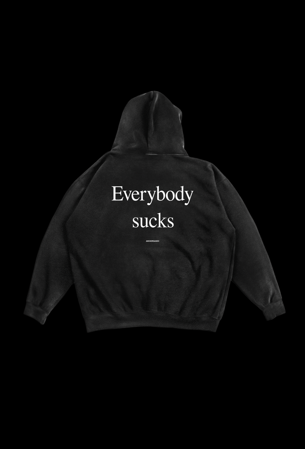 EVERYTHING IS FUCKED PULLOVER BLACK