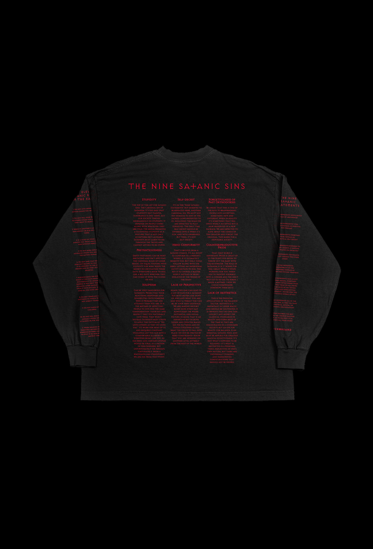 CHURCH OF SATAN LONG SLEEVE