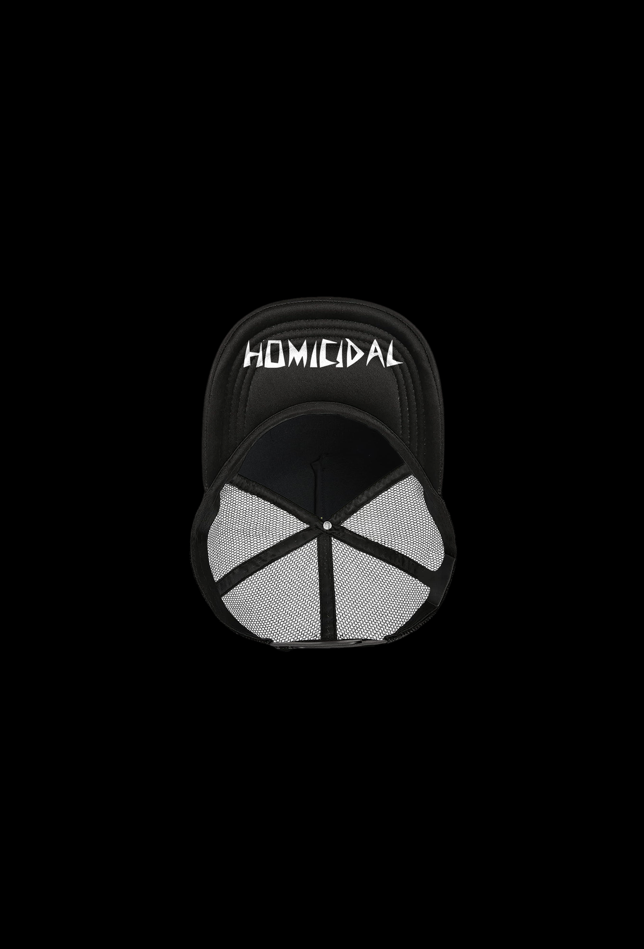 HOMICIDAL TENDENCIES BLACK TRUCKER HAT